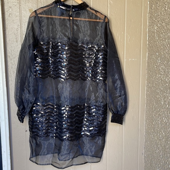 Modcloth sheer sequin dress - Picture 2 of 8